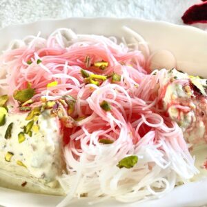 Kulfi with faluda